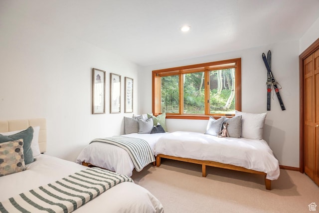 7560 Ridge Dr Unit 10, Park City, UT 84060 - bedroom with carpet and recessed lighting