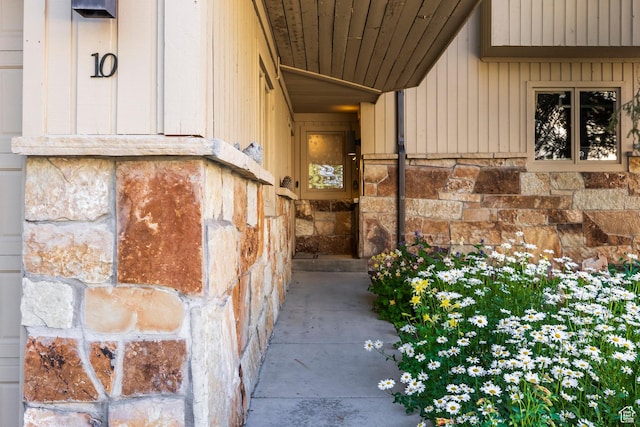 7560 Ridge Dr Unit 10, Park City, UT 84060 - view of exterior entry featuring stone siding