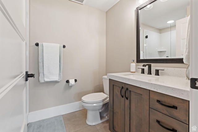 11422 N Vantage Ln Unit 69, Hideout, UT 84036 - full bath with vanity, tile patterned floors, and a shower with shower door