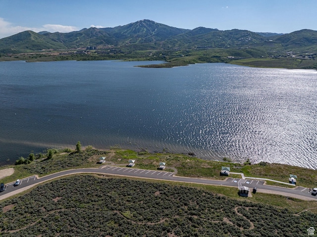 11422 N Vantage Ln Unit 69, Hideout, UT 84036 - drone / aerial view of a water and mountain view