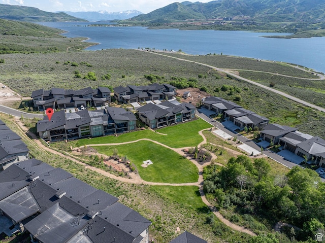 11422 N Vantage Ln Unit 69, Hideout, UT 84036 - view of property location featuring a water and mountain view and nearby suburban area