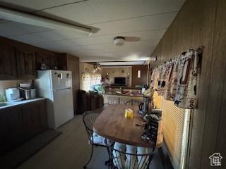 235 N 4th E, Manila, UT 84046 - dining room featuring wood walls