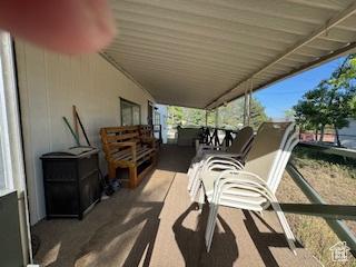 235 N 4th E, Manila, UT 84046 - view of covered porch