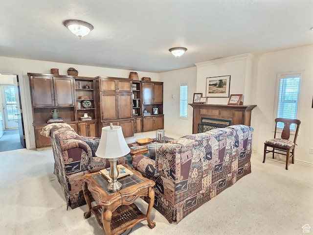 1425 W Main St, Vernal, UT 84078 - living area featuring a fireplace