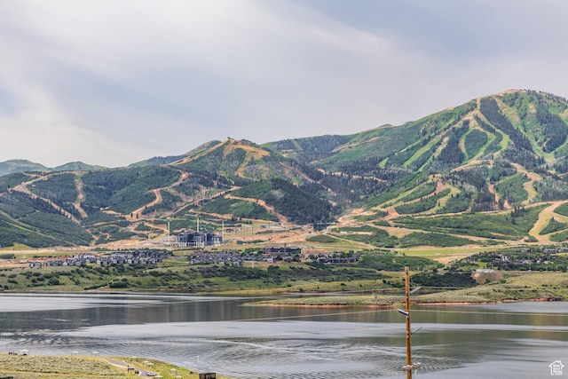 11795 N Star Gazer Cir, Hideout, UT 84036 - view of mountain backdrop featuring a nearby body of water