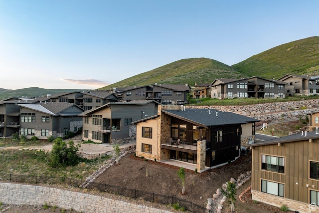 11795 N Star Gazer Cir, Hideout, UT 84036 - back of property featuring a mountain view and a residential view