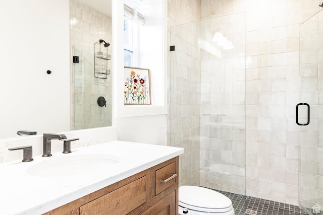 11795 N Star Gazer Cir, Hideout, UT 84036 - bathroom featuring vanity and a stall shower