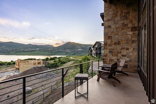 11795 N Star Gazer Cir, Hideout, UT 84036 - balcony with a mountain view