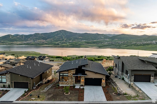 11795 N Star Gazer Cir, Hideout, UT 84036 - view of mountain background with a large body of water
