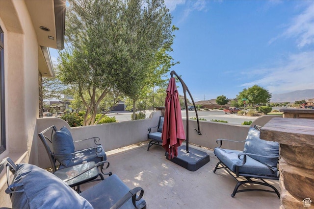 2644 E 3800 S, St George, UT 84790 - view of patio / terrace with a mountain view
