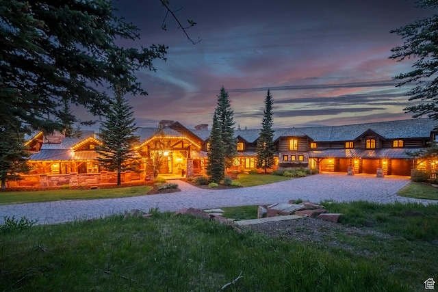 1943 N Wolf Creek Ranch Rd Unit 12, Heber City, UT 84032 - view of front of property with a front lawn, a standing seam roof, and a metal roof