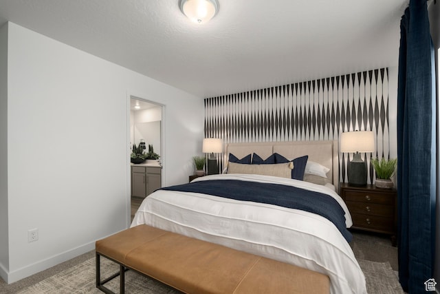 1813 E Bison Dr N Unit B213, Eagle Mountain, UT 84005 - carpeted bedroom with baseboards and ensuite bathroom