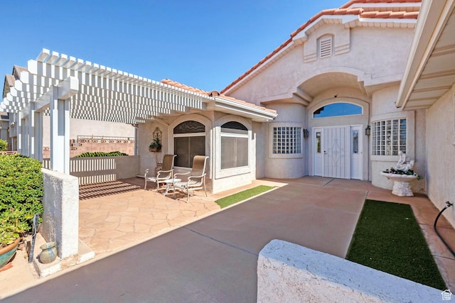 3430 Red Butte Dr, Santa Clara, UT 84765 - view of patio / terrace featuring a pergola