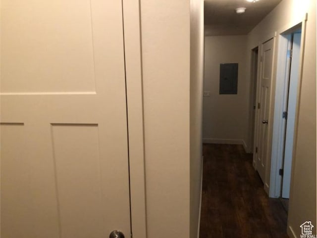 206 N 750 E, Vineyard, UT 84059 - corridor with electric panel and dark wood-style flooring