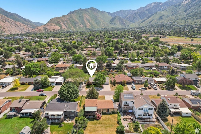 4199 S Monarch Way, Salt Lake City, UT 84124 - aerial view of residential area with mountains