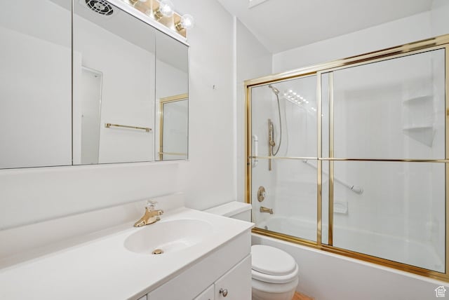 4199 S Monarch Way, Salt Lake City, UT 84124 - full bath featuring vanity and bath / shower combo with glass door