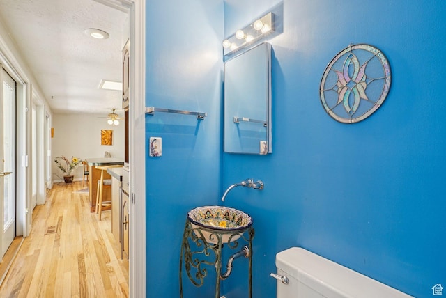 4199 S Monarch Way, Salt Lake City, UT 84124 - half bath featuring hardwood / wood-style flooring and plenty of natural light