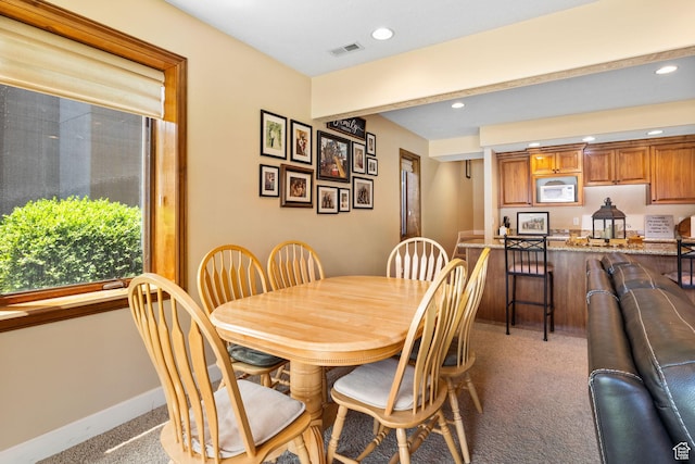 14599 S Chaumont Ct, Draper, UT 84020 - carpeted dining room featuring recessed lighting