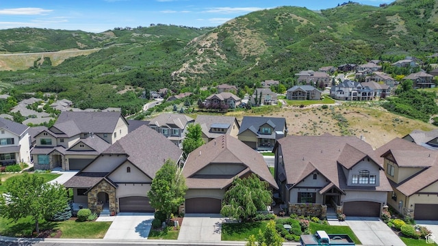 14599 S Chaumont Ct, Draper, UT 84020 - aerial perspective of suburban area featuring mountains