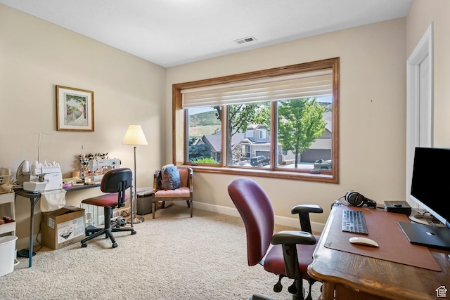 14599 S Chaumont Ct, Draper, UT 84020 - carpeted home office with baseboards