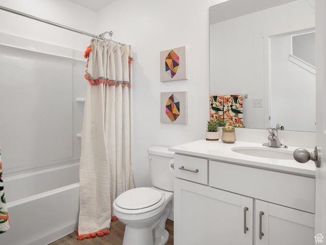 409 S 1110 W Unit 223, American Fork, UT 84003 - bathroom with wood finished floors, vanity, and shower / bathtub combination with curtain