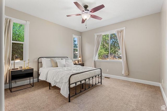 727 S Main St, Mapleton, UT 84664 - bedroom featuring carpet floors and a ceiling fan
