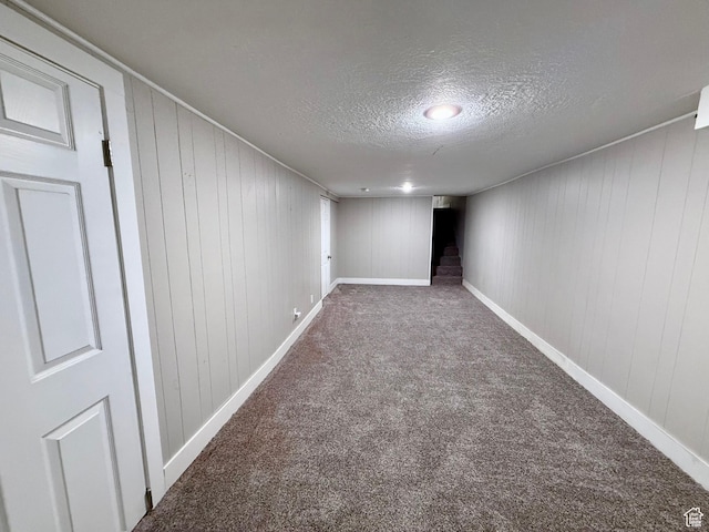 78 N N 3rd St N, Tooele, UT 84074 - finished below grade area featuring a textured ceiling and carpet floors