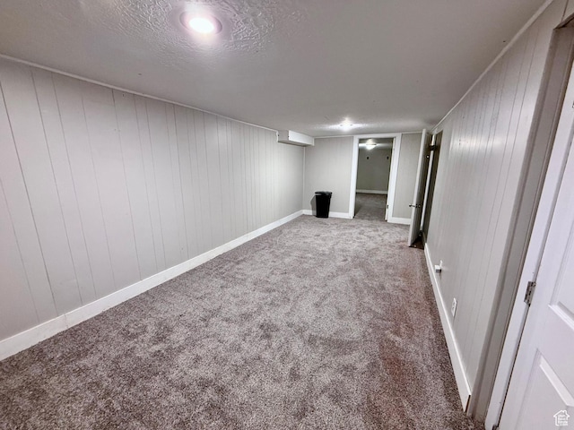 78 N N 3rd St N, Tooele, UT 84074 - finished basement with carpet flooring and wood walls