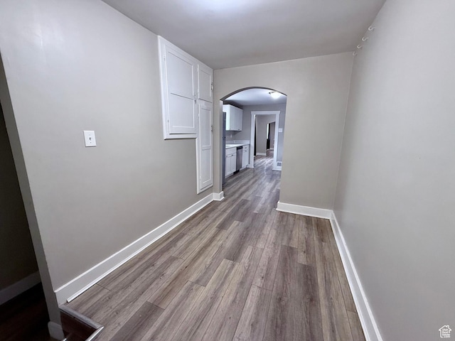 78 N N 3rd St N, Tooele, UT 84074 - corridor with arched walkways and wood finished floors