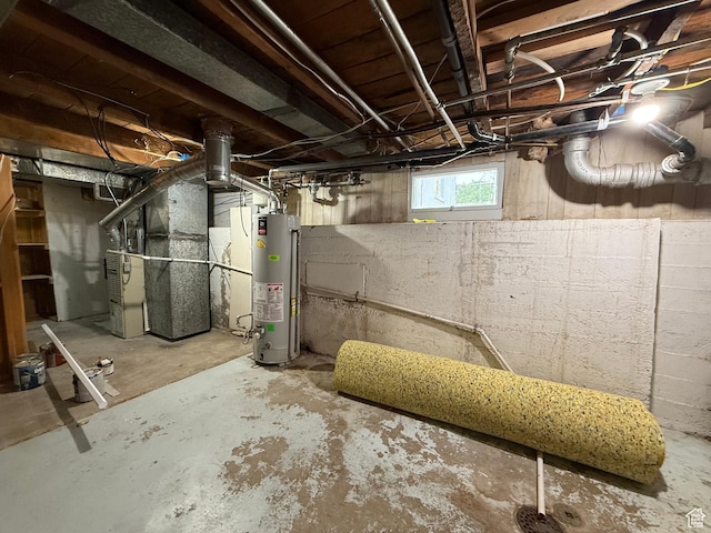 78 N N 3rd St N, Tooele, UT 84074 - below grade area with gas water heater and heating unit