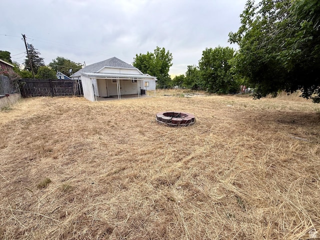 78 N N 3rd St N, Tooele, UT 84074 - view of yard with a fire pit
