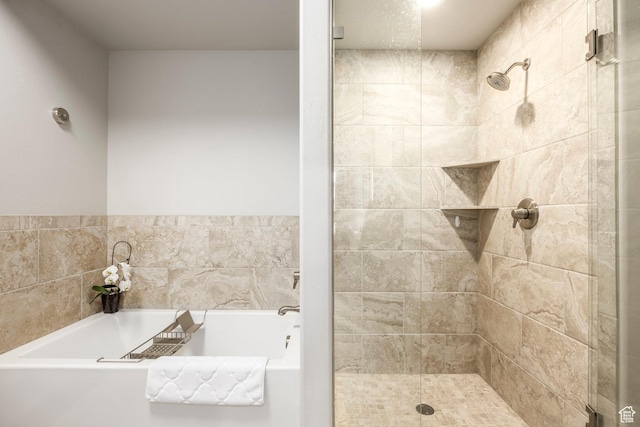 1161 W Wintercress Trl W Unit 27F, Kamas, UT 84036 - full bathroom with a bath and a shower stall