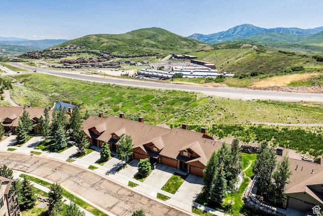 1161 W Wintercress Trl W Unit 27F, Kamas, UT 84036 - aerial view of a mountain backdrop