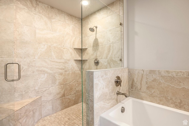 1161 W Wintercress Trl W Unit 27F, Kamas, UT 84036 - full bath featuring a stall shower and a garden tub