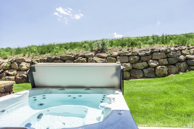 1161 W Wintercress Trl W Unit 27F, Kamas, UT 84036 - exterior view of a hot tub