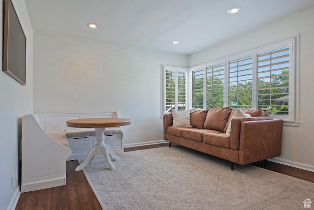 2090 E Crystal Ave S, Salt Lake City, UT 84109 - living room with wood finished floors and recessed lighting