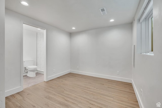 1040 E 900 N, Orem, UT 84097 - unfurnished bedroom featuring light wood-type flooring, recessed lighting, and ensuite bathroom