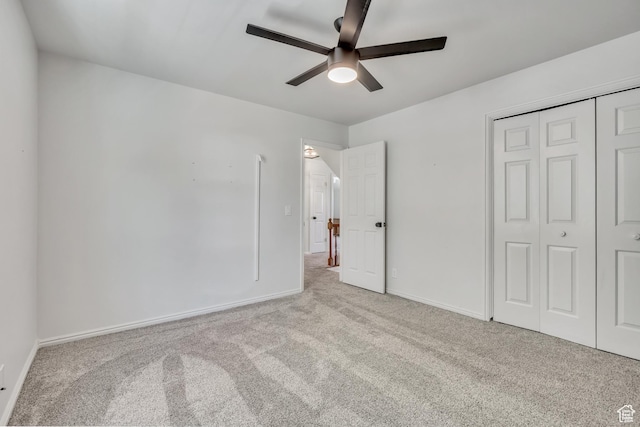 1040 E 900 N, Orem, UT 84097 - unfurnished bedroom featuring carpet, a closet, and ceiling fan