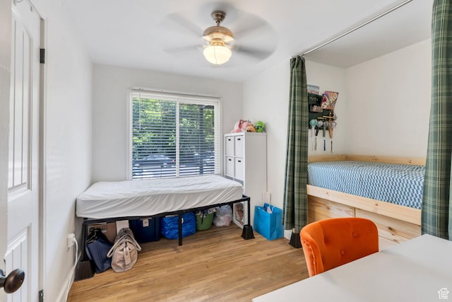 555 N 800 E, Provo, UT 84606 - bedroom featuring wood finished floors and a ceiling fan