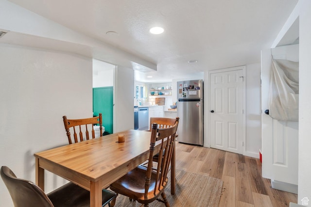 555 N 800 E, Provo, UT 84606 - dining space with light wood-type flooring and recessed lighting