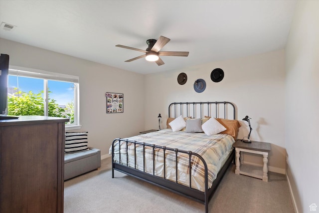 1414 S 790 E, Salem, UT 84653 - carpeted bedroom featuring baseboards and ceiling fan