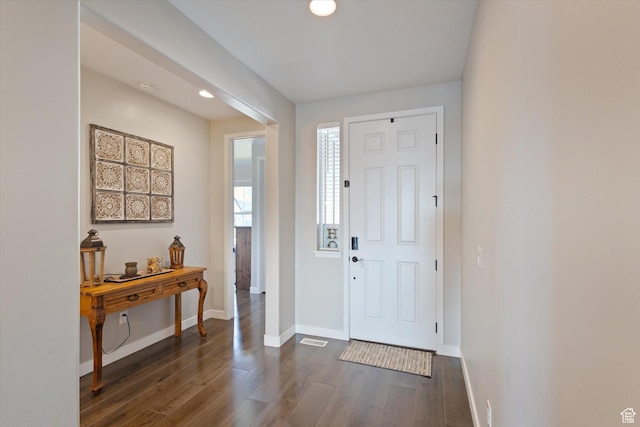 1414 S 790 E, Salem, UT 84653 - entrance foyer featuring dark wood-style floors and recessed lighting