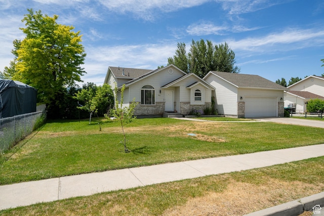 2891 S 600 W, Nibley, UT 84321 - ranch-style home featuring concrete driveway and an attached garage