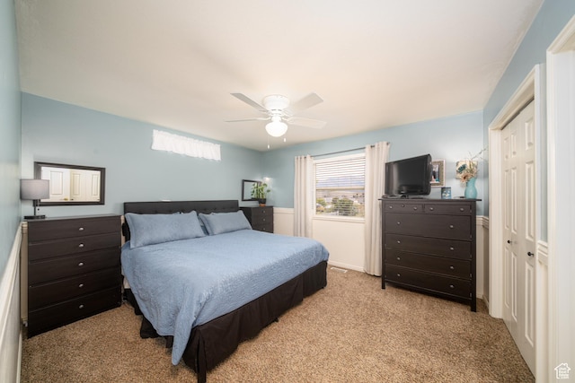 2891 S 600 W, Nibley, UT 84321 - bedroom with light carpet and ceiling fan