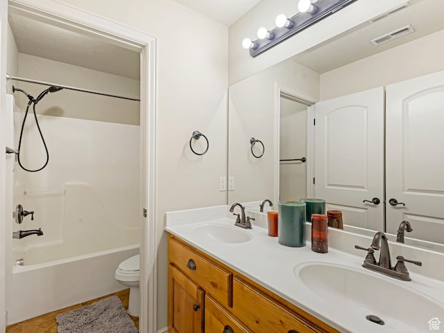 385 W Riverside Ln, Spanish Fork, UT 84660 - bathroom featuring double vanity and  shower combination