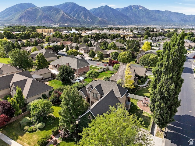 385 W Riverside Ln, Spanish Fork, UT 84660 - aerial view of residential area featuring mountains