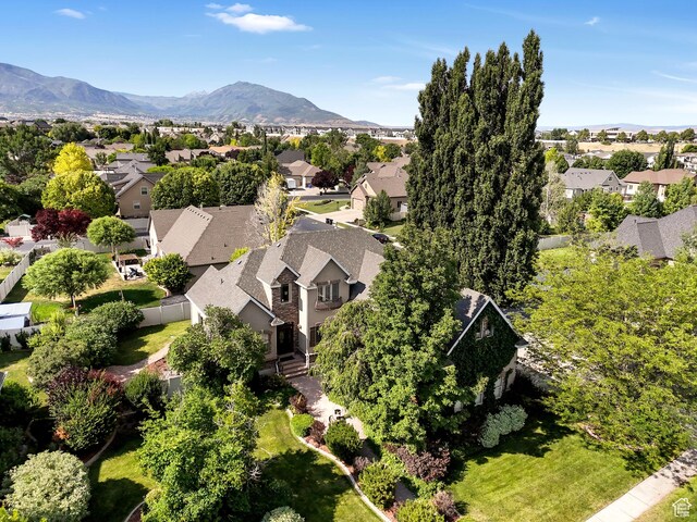385 W Riverside Ln, Spanish Fork, UT 84660 - aerial perspective of suburban area with mountains