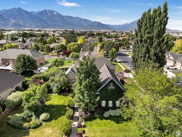 385 W Riverside Ln, Spanish Fork, UT 84660 - aerial view of residential area featuring mountains