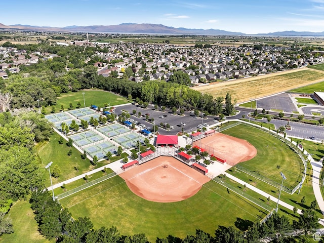 385 W Riverside Ln, Spanish Fork, UT 84660 - aerial view of residential area featuring mountains