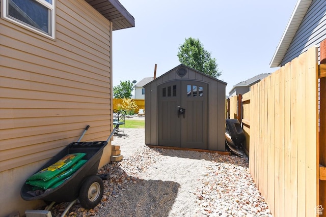 615 W 850 N, Tooele, UT 84074 - view of patio / terrace with a storage shed